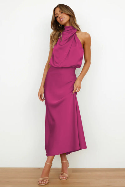 HARTLEY | Elegant satin summer dress