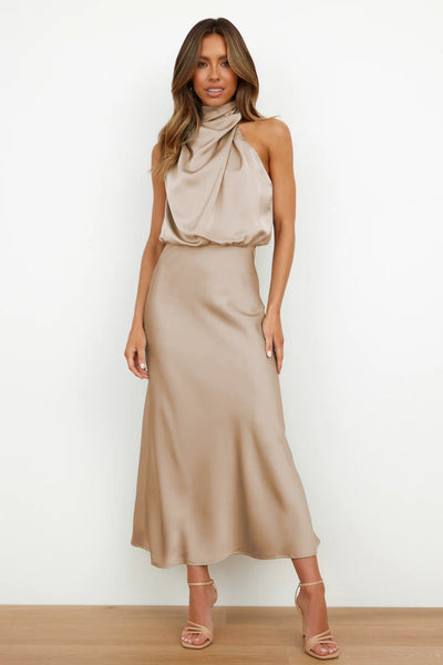HARTLEY | Elegant satin summer dress